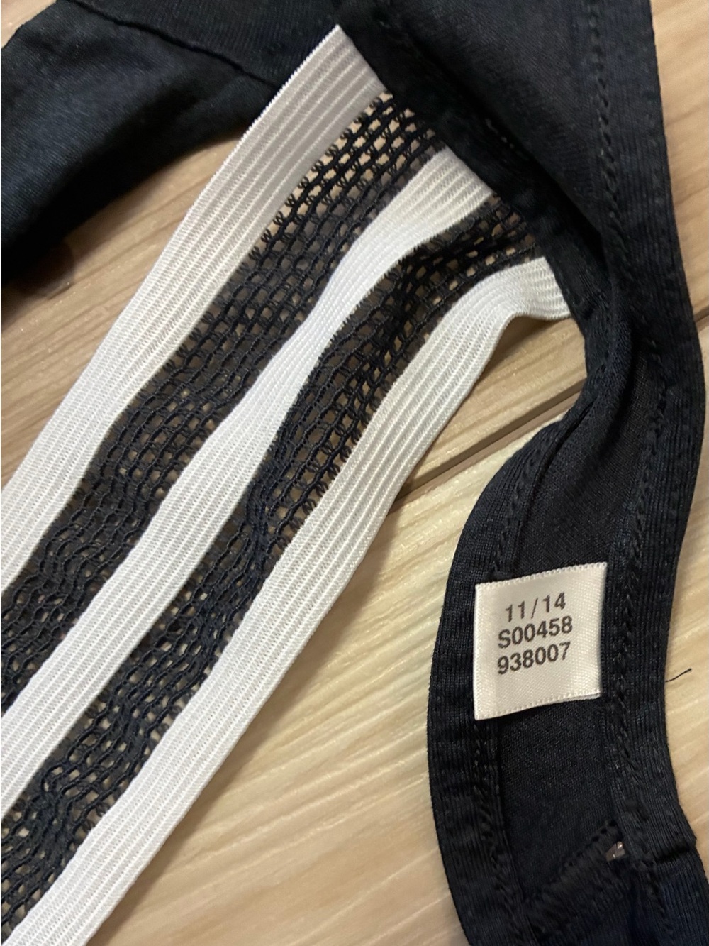 Adidas Black Women's Athletic Racerback Tank with Striped Back Detail - Picture 5 of 7